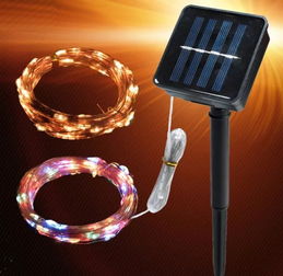 点亮夜色星光梦 探索10米100颗LED太阳能铜线灯串的魅力