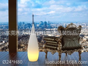 光影之间的告白 东莞市大岭山罗托泰家具装饰品厂水滴形LED落地灯赏析